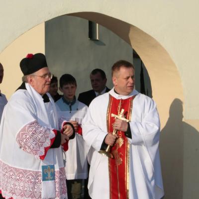 Wizyta Biskupa Pawła Sochy - Przyjazd
